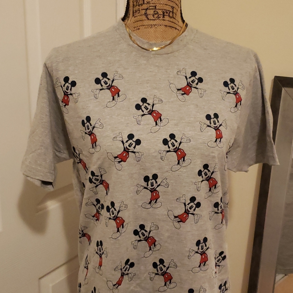 Grey Mickey Mouse tee
